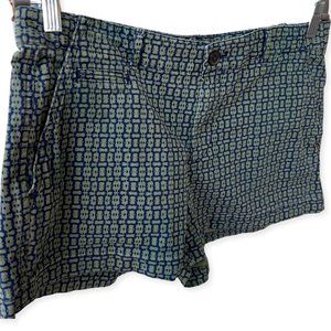 🌸4/$30🌸 Like New Gap Cotton Summer Short with Deco Tile Print